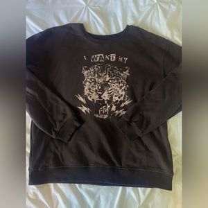 mtv tiger graphic sweatshirt girls large ˚ʚ♡ɞ˚